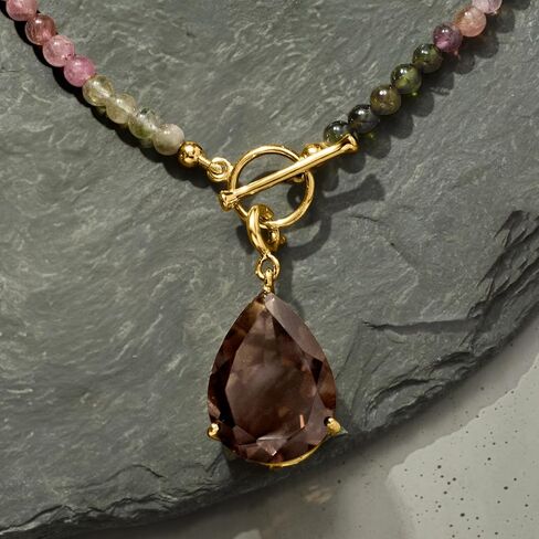 Ross-Simons 12.00 Carat Smoky Quartz Charm in 18kt Gold Over Sterling in Saudi Arabia