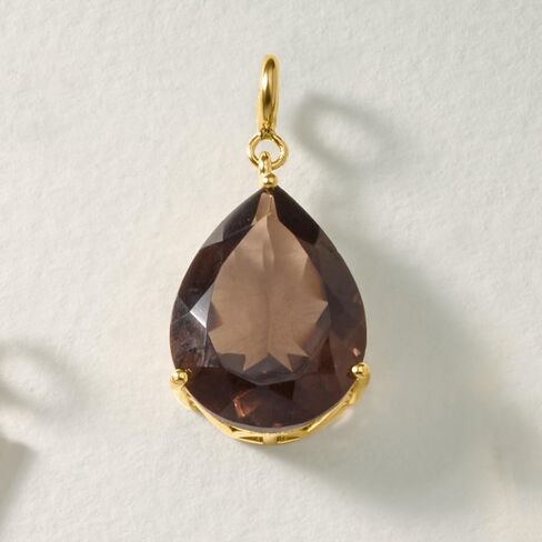 Ross-Simons 12.00 Carat Smoky Quartz Charm in 18kt Gold Over Sterling in Saudi Arabia