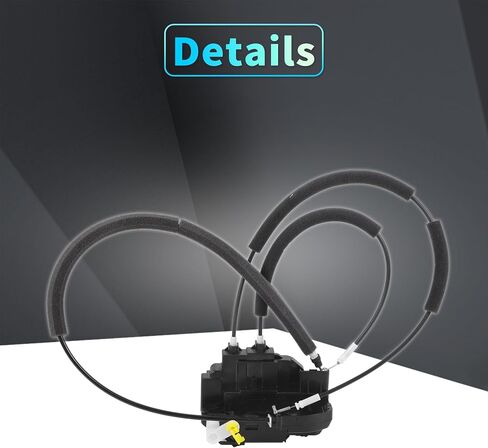 X AUTOHAUX استبدال محرك قفل الباب الأمامي الأيمن للراكب مع كابل لنيسان تيتان 2005-2009 مجموعة مشغل مزلاج الباب استبدال أسود in Saudi Arabia