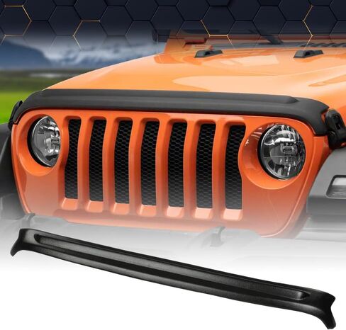 PIT66 Hood Guard Compatible with Jeep Wrangler JL 2018-2023/Fit Jeep Gladiator 2020-2022, 14093 in Saudi Arabia