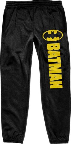 Batman Bat Signal and Classic Logo 2-Pack Men's Black Tee Sweatpants Set in Saudi Arabia