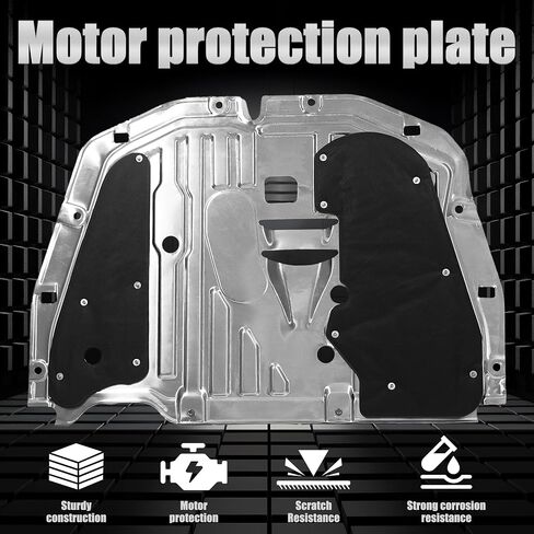 1 pcs 74111T20A0 74111 T20 A0 Al-mg Alloy Engine Splash Guard Under Car Shield Cover Board Fit for Honda Civic 2022 2023 Replace 74111T20A0 74111 T20 A0 in Kuwait