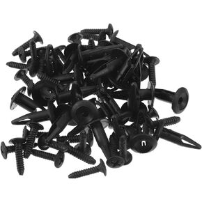 Car Front Fender Skirt Clip for Chrysler 200 2011-2014 Durable No.N803946S/6502871 | Bumper Push Type Plastic Retainer Rivets Black 100 Pcs in Saudi Arabia