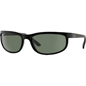 Ray-Ban RB2027 PREDATOR 2 Rectangle Sunglasses + VISIOVA Accessories Bundle Kit - High Bridge Fit - Retro Sunglasses in Saudi Arabia