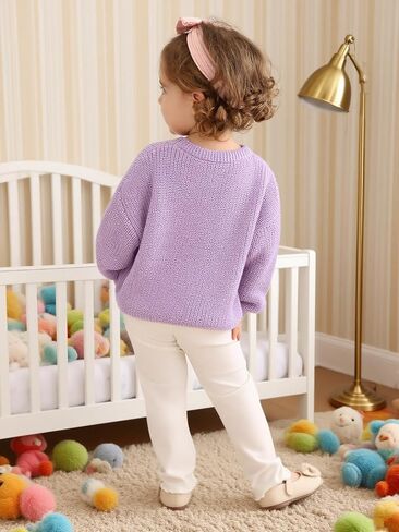 ESHOO Baby Girl Boy Knit Sweater Blouse Toddler Pullover Sweatshirt Crewneck Long Sleeve Tops for Kids Fall Winter Clothes in Kuwait