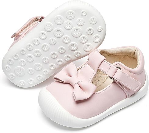 Felix & Flora Soft Sole Baby Dress Shoes - Infant Baby Walking Shoes Moccasinss Rubber Sole Crib Shoes in Saudi Arabia