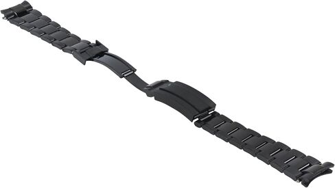 Ewatchparts سوار أويستر 20 مم متوافق مع رولكس صبمارينر GMT لامع/مطفأ اللمعة F/LOCK CLASP أسود in Saudi Arabia