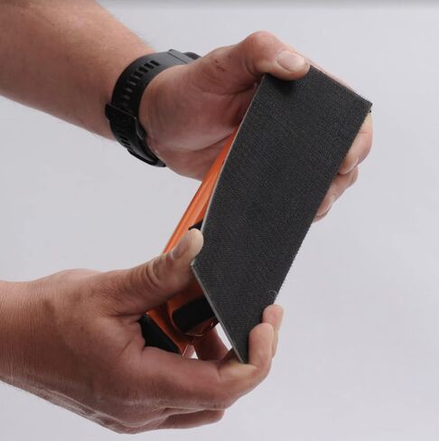 Hand-held flexible sanding board, block Flexisander FSB056111, 22 x 4 ½ in, for sanding curved surfaces with fastening system; vehicle body repairers, shipbuilders, composite and woodworking, cars in Saudi Arabia