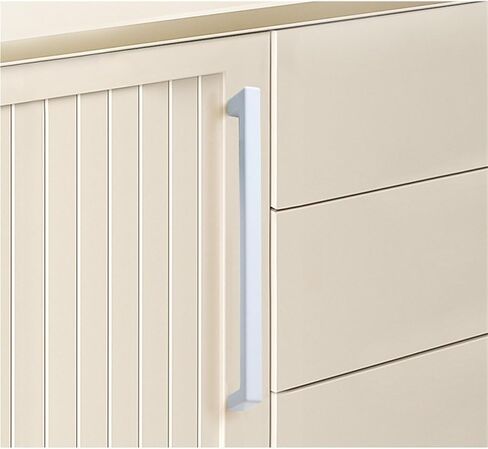 2 Pieces Various Sizes of Modern Simple Kitchen Cabinet Handles, Drawer, Bedroom Bar(Black,327 * 30mm) in Saudi Arabia