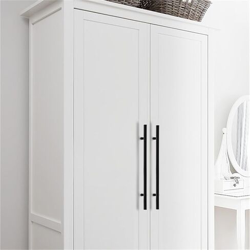 Modern Handles Simple Door Handles Wardrobe Handles Window Cabinet Drawer Handles Furniture Decoration(Black,150 * 11 * 35mm) in Saudi Arabia
