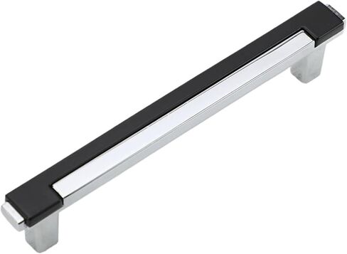 Cabinet Door Handles Drawer Handles Furniture Decoration(White and Black,123 * 15 * 28mm) in Saudi Arabia