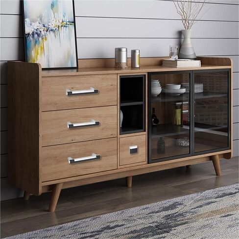 Cabinet Door Handles Drawer Handles Furniture Decoration(White and Black,123 * 15 * 28mm) in Saudi Arabia