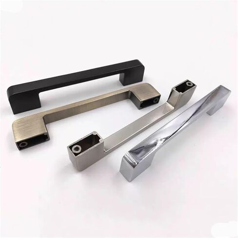 Dresser and Wardrobe Handles, Drawer Pulls, Kitchen Cabinet Handles, Furniture Hardware(Brushed,202 * 12 * 23mm) in Saudi Arabia