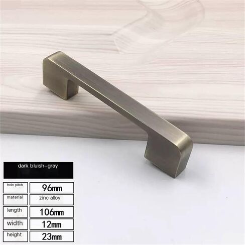 Dresser and Wardrobe Handles, Drawer Pulls, Kitchen Cabinet Handles, Furniture Hardware(Brushed,202 * 12 * 23mm) in Saudi Arabia