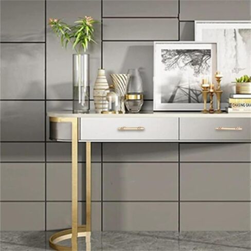2-Pack Modern Cabinet Pulls, Kitchen Door Handles, Wardrobe Drawer, Dresser, Furniture(Gold,175 * 11 * 30mm) in Saudi Arabia