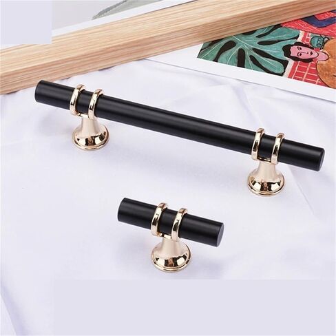 2-Pack Modern Cabinet Pulls, Kitchen Door Handles, Wardrobe Drawer, Dresser, Furniture(Gold,175 * 11 * 30mm) in Saudi Arabia