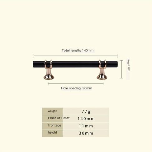 2-Pack Modern Cabinet Pulls, Kitchen Door Handles, Wardrobe Drawer, Dresser, Furniture(Gold,175 * 11 * 30mm) in Saudi Arabia