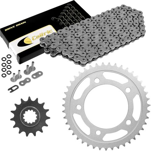 مجموعة سلسلة القيادة والعجلات المسننة من الصلب الكالتريك متوافقة مع Honda Cbr600F3 Super Sport 600F3 1995-1996 in Saudi Arabia
