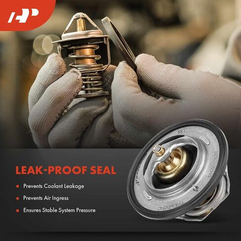 A-Premium Engine Coolant Thermostat with Seal Compatible with Ram 2500 3500 4000 4500 5500 2011-2023 & Ford F-650 F-750 2010 & Dodge Ram 2500/3500 1998-2010, Ram 4500/5500 2008-2010, 6.7L in Saudi Arabia