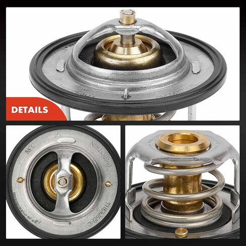 A-Premium Engine Coolant Thermostat with Seal Compatible with Ram 2500 3500 4000 4500 5500 2011-2023 & Ford F-650 F-750 2010 & Dodge Ram 2500/3500 1998-2010, Ram 4500/5500 2008-2010, 6.7L in Saudi Arabia