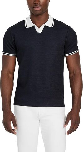 GUESS Men's Short Sleeve Weston Knit Polo in Saudi Arabia