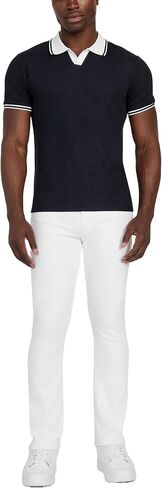 GUESS Men's Short Sleeve Weston Knit Polo in Saudi Arabia