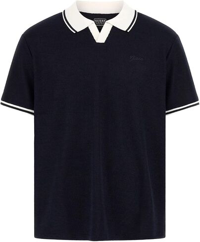 GUESS Men's Short Sleeve Weston Knit Polo in Saudi Arabia