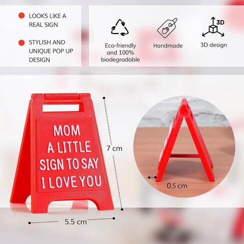Valentines Day Gifts - Romantic I Love You Sign - Fun Boyfriend Valentine Day Gift - Cute Birthday, Christmas, Wedding Gift for Girlfriend, Wife, Fiancee - Mini Sign Decoration in Kuwait