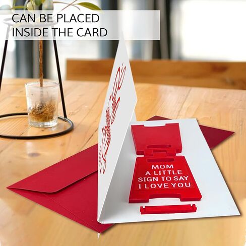 Valentines Day Gifts - Romantic I Love You Sign - Fun Boyfriend Valentine Day Gift - Cute Birthday, Christmas, Wedding Gift for Girlfriend, Wife, Fiancee - Mini Sign Decoration in Kuwait