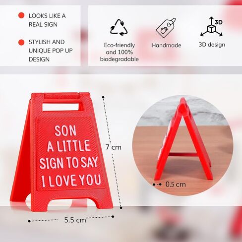 Valentines Day Gifts - Romantic I Love You Sign - Fun Boyfriend Valentine Day Gift - Cute Birthday, Christmas, Wedding Gift for Girlfriend, Wife, Fiancee - Mini Sign Decoration in Kuwait