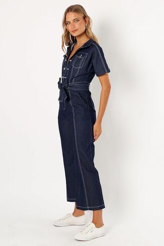 Petal & Pup women Demi Contrast Stitch Jumpsuit in Saudi Arabia