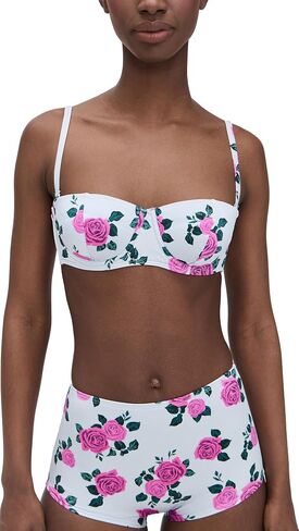 Vintage Rose001 Satin Underwire Bikini Top by good american in Saudi Arabia
