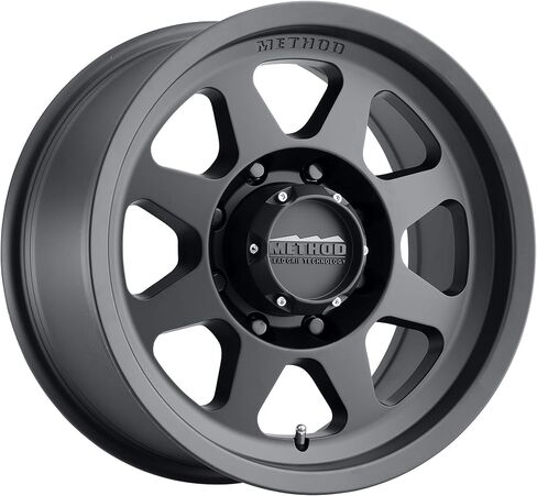 عجلات السباق ميثود ريس 701 HD أسود مطفي 18x9 بوصة 8x6.5 بوصة، 18 ملم إزاحة 5.75 بوصة مسافة خلفية، MR70189080518H in Saudi Arabia