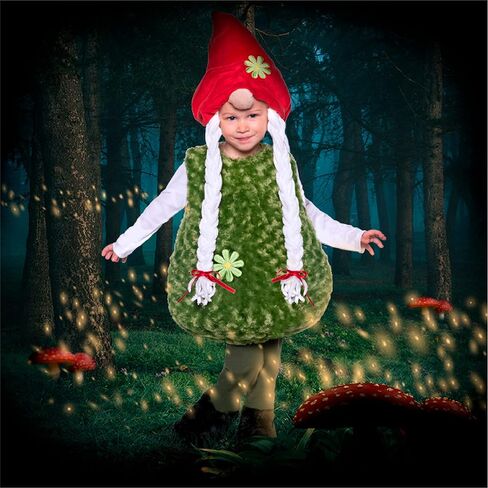 UNDERWRAPS Garden Gnome Belly Baby -Charming Plush Swirl Fur Body & Hat for Kids in Saudi Arabia