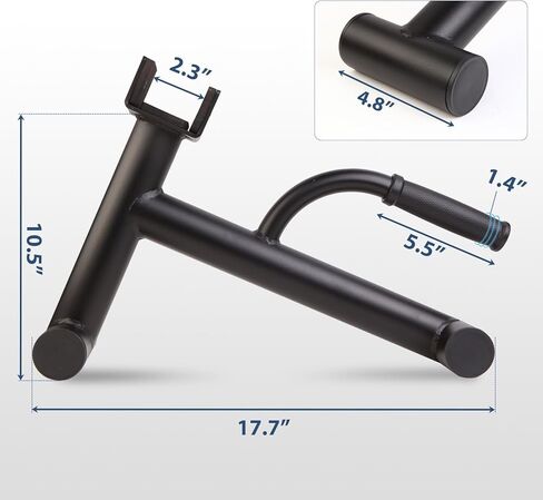 Deadlift Jack Barbell Stand,Barbell Stand for Weight Training Home Gym Easily Unload and Load 600lbs Barbell Plates for Deadlift Exercise in Kuwait