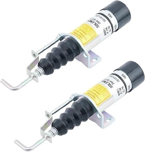 1pcs DC12V 24V Fuel Shut Off Solenoid 366-07197 1502-12C7U2B2S1 SA-3405T For Diesel Engine Stop Solenoid Valve(24V) in Saudi Arabia