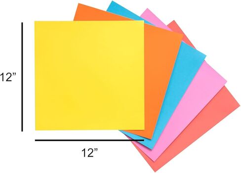 مجموعة متنوعة من البطاقات مقاس 12 × 12، 58 ورقة - ورق قصاصات مزخرف لصنع البطاقات والمشروعات الحرفية الورقية - مخزون بطاقات بلون الجوهرة مزدوج الجوانب، خالي من الأحماض in Kuwait