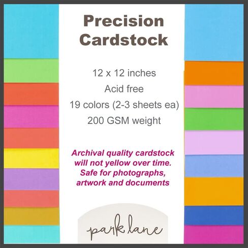 مجموعة متنوعة من البطاقات مقاس 12 × 12، 58 ورقة - ورق قصاصات مزخرف لصنع البطاقات والمشروعات الحرفية الورقية - مخزون بطاقات بلون الجوهرة مزدوج الجوانب، خالي من الأحماض in Kuwait