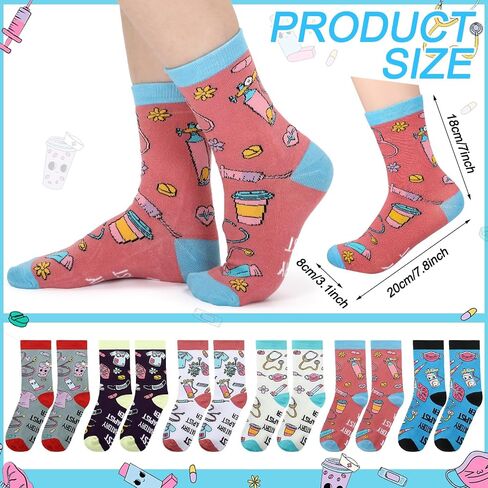 Socks Gifts Bulk Novelty Funny Cotton Socks for Doctors Nurse Gift in Kuwait