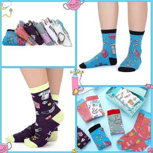 Socks Gifts Bulk Novelty Funny Cotton Socks for Doctors Nurse Gift in Kuwait