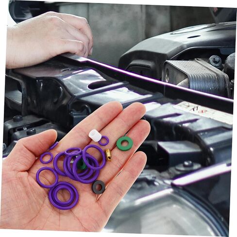 Ciieeo 5sets Assorted Rubber Seal Kit for Car Air Versatile Gasket Replacement Easy Installation for Vehicles and Repairs in Saudi Arabia