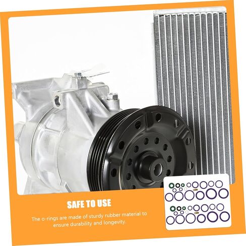 Ciieeo 5sets Assorted Rubber Seal Kit for Car Air Versatile Gasket Replacement Easy Installation for Vehicles and Repairs in Saudi Arabia