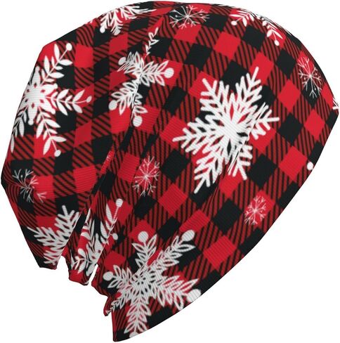 Beanie Hat Slouchy Knitted Cap for Adults Men Women Skull Hat Cancer Chemo Headwear Gift Jogging Cycling Warm Cap in Saudi Arabia