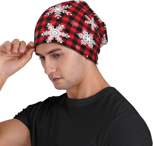 Beanie Hat Slouchy Knitted Cap for Adults Men Women Skull Hat Cancer Chemo Headwear Gift Jogging Cycling Warm Cap in Saudi Arabia
