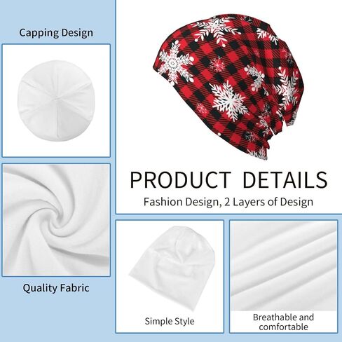 Beanie Hat Slouchy Knitted Cap for Adults Men Women Skull Hat Cancer Chemo Headwear Gift Jogging Cycling Warm Cap in Saudi Arabia