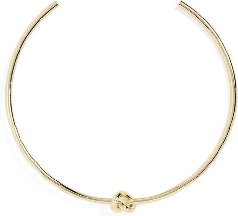 SHASHI Women's Knot Cuff Necklace, Gold, One Size in Saudi Arabia