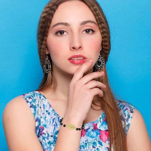 أساور مسبحة متقاطعة للنساء سوار مريم العذراء مع حبات مسبحة كريستال هدايا المناولة الأولى in Kuwait
