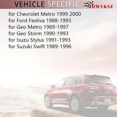 1Pcs Rear Left Drum Brake Wheel Cylinder Kit Replaces# 0717734, 46009 for Suzuki Swift 1.3L 1989 1990 1991 1992 1993 1994 1995 1996, for Ford Festiva 1.3L 1988 1989 1990 1991 1992 1993 in Kuwait