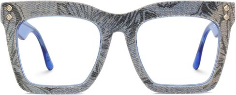 Zeelool Acetate Square Glasses Frame, Blue Light Blocking Glasses for Women Jesse ZJGA684057 in Saudi Arabia