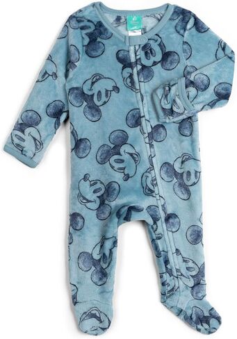 ديزني ميكي ماوس ميني ويني ذا بوه بيبي 2 عبوة بسحاب للنوم واللعب من حديثي الولادة إلى مقاسات الرضع (حديثي الولادة - 24 شهرًا) in Kuwait